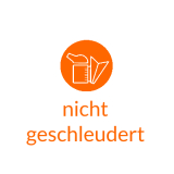 nicht geschleudert