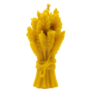 Wachskerze "Feldgruß", 12x7 cm